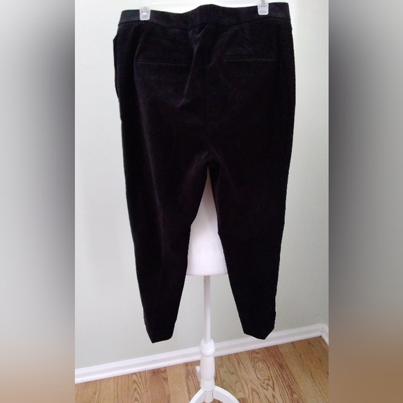 Ann Taylor Black Velvet Pants NWOT - Picture 3 of 5